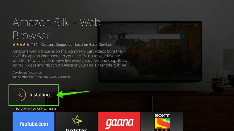 Installing Silk Browser on Fire TV