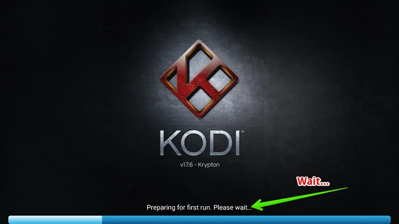 Kodi Krypton 17.6 loading on Firestick