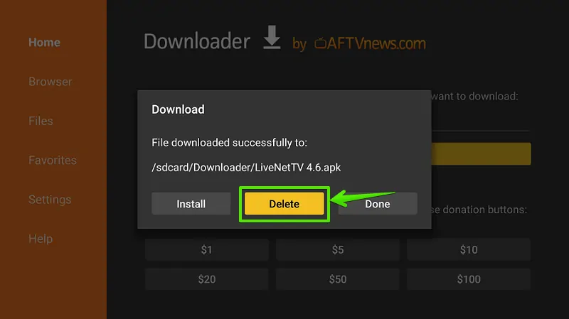 How to install Live NetTV on Fire TV