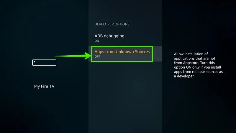 Allow Apps from Unknown Sources