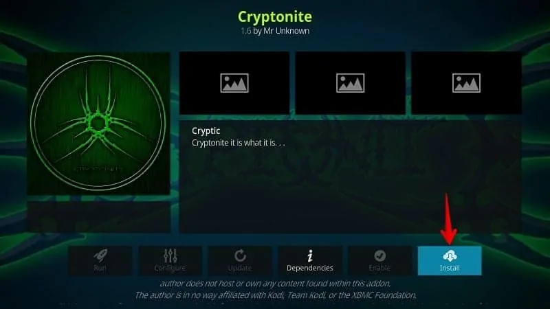 Cryptonite Kodi Addon