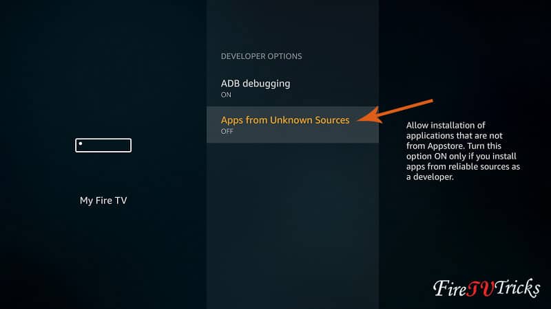 Allow Apps from Unknown Sources